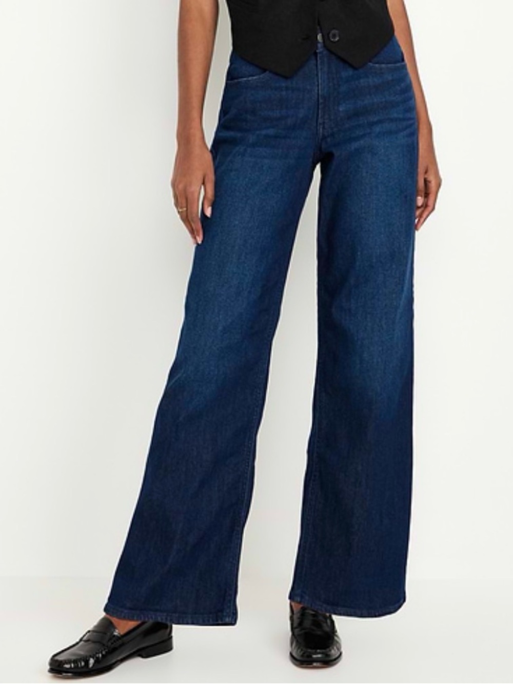 Old Navy-Classic Wide-Leg Women's Jeans in Dark Indigo